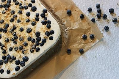 Erfrischende Heidelbeer-Joghurt-Torte