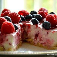 Frische Himbeer Quark Sommertorte