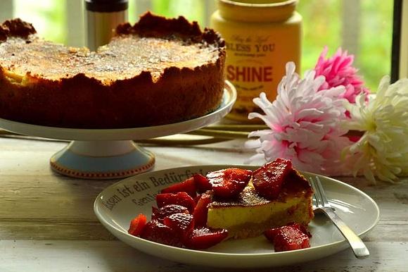 Fantastische Crème Brulée Tarte mit Beeren