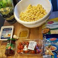 Nudelsalat mit Feta