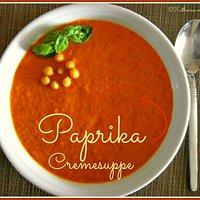 Rotes Paprika - Cremesüppchen
