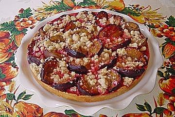 Zwetschgenkuchen mit Zimtstreuseln