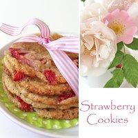 Erdbeer - Cookies für das Sommerfeeling ! * strawberry cookies for the summer feeling