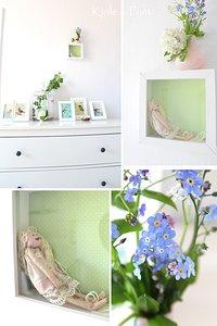 Frisch gerahmt : kleine Vögel im Mai * birds in frames ... bought at IKEA.