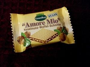 Liebharts amore mio haselnuss waffel-schnitten vegan