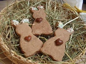 Kakaohäschen mit Herz vegan