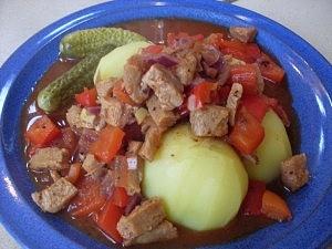 Soja-Paprikagulasch (vegan)