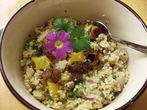 Sweet spicy vegetable couscous vegan