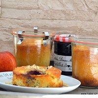 Bratapfel-Kuchen im Glas zum Verschenken