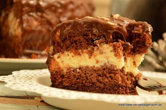 Sherry Mascarpone Brombeer Weihnachtstorte