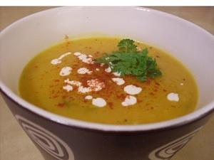 Kürbis-Kartoffelcremesuppe vegan