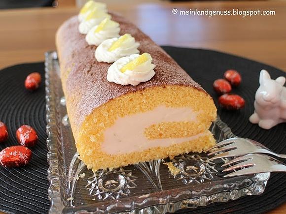 Zitronen-Roulade