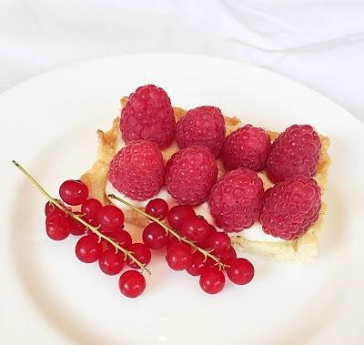 Himbeer-Tarte mit Vanillecreme