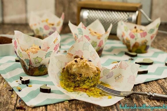 Herzhafte Zucchini Cupcakes
