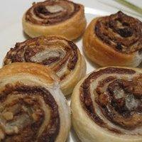 Blätterteigschnecken, süß