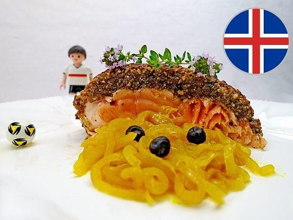 Lachs mit haselnusskruste – island