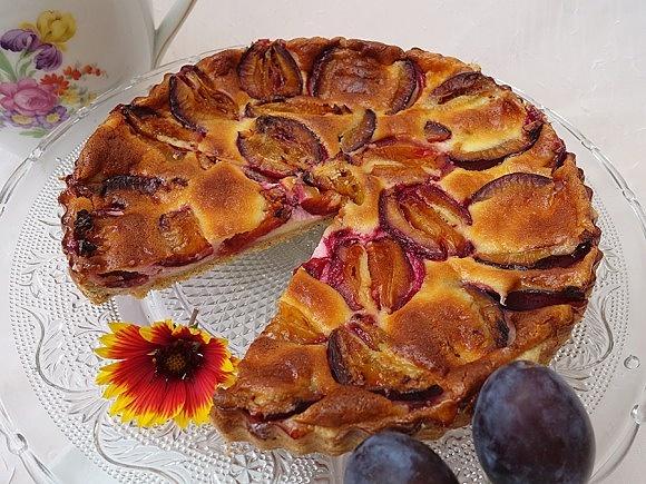 Zwetschgen tarte oder pflaumen tarte