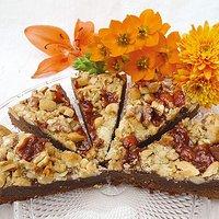 Schoko-Nuss-Kuchen. Walnusskuchen.