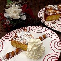 Mandelkuchen mit Marzipan