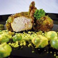 Hähnchenbrust im Wasabi Crunch mit Asia-Gemüse