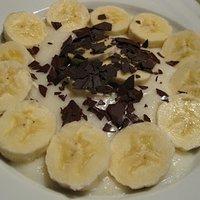 Grießbrei mit Banane