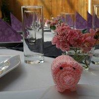 Das Häkelschwein ist schon da
