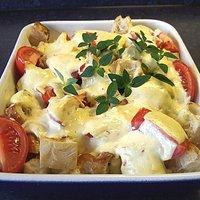 Türkischer Brotauflauf