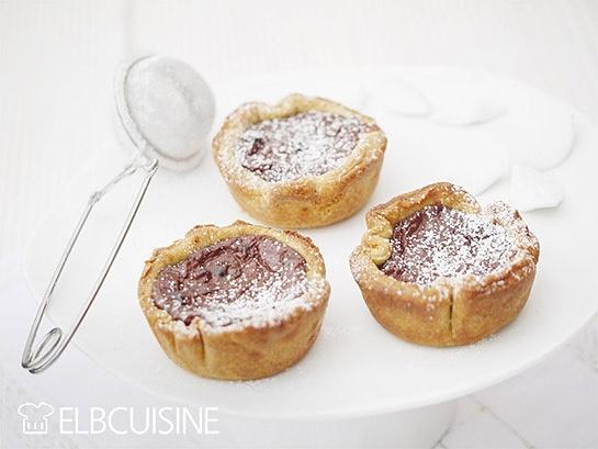 Pastéis de nata mit Schokopudding