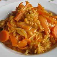 Chinakohl-Curry-Pfanne