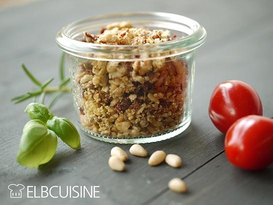 Mediterrane streusel – würze für raclette und fleisch-fondue