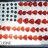 Die USA-Flaggen-Mascarpone-Torte – sehr einfach und überaus wohlschmeckend!