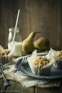 Birnen-Streusel-Muffins