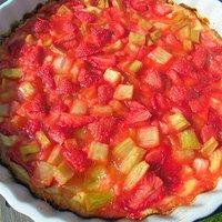 Erdbeer-Rhabarber-Tarte