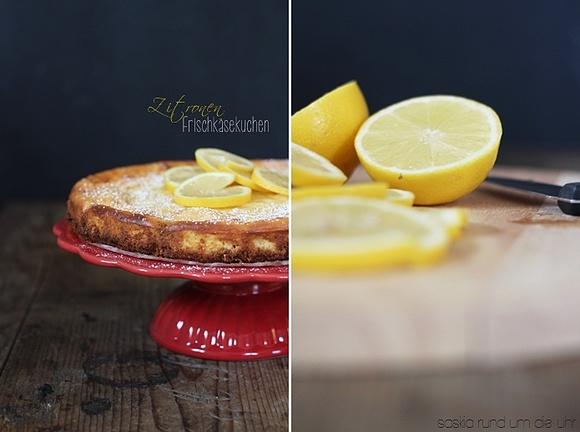 Zitronen Frischkäsekuchen