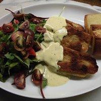 Gebratener Fenchel mit Sauce Bernaise