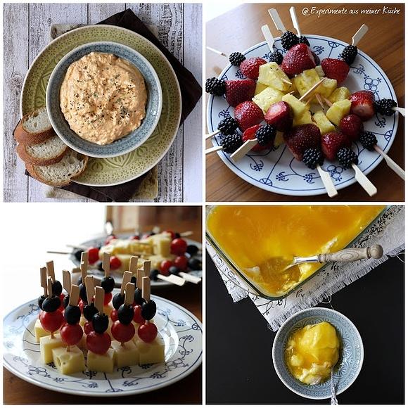 Dips dessert und deutschland-spieße für die em 2016