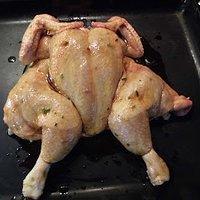 Plattes Huhn