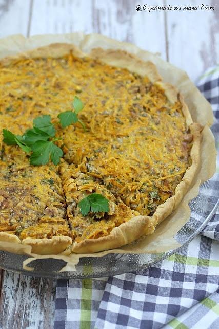 Süßkartoffel Walnuss Tarte