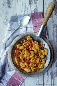 Gnocchi-Leberkäse-Ragout