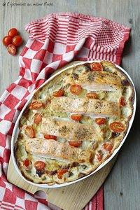 Kartoffel-Lachs-Gratin
