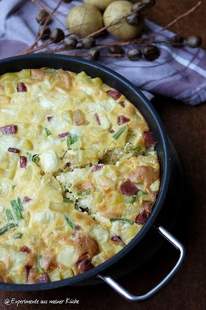 Ofen-Tortilla aus Resten der Küche