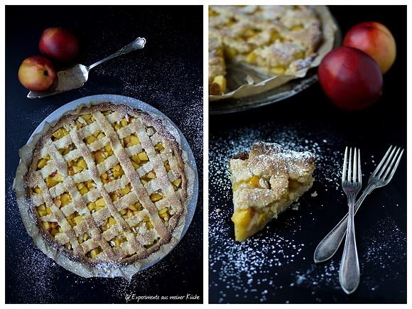 Nektarinen-Marzipan-Tarte