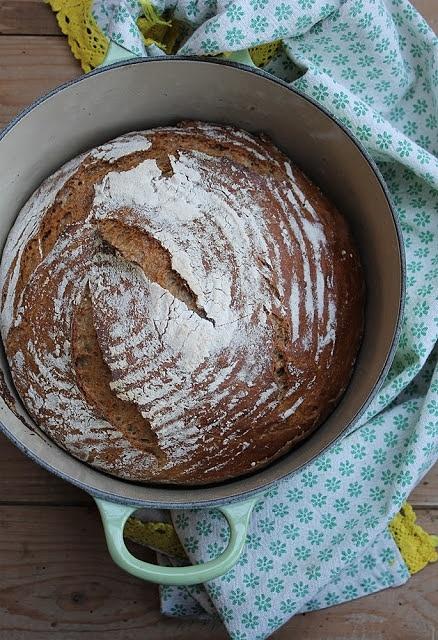 Roggenvollkornbrot mit Bier ohne Kneten