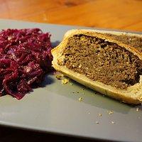 Vegane Linsenpastete mit Rotkraut