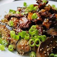 Auberginen Asia-Style und Teriyaki-Mock Duck