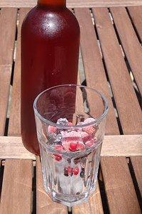 Rooibos-Eistee mit Beeren
