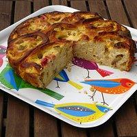 Rhabarber-Puddingschnecken (-kuchen)