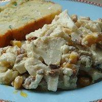 Blumenkohl-Maissalat mit Buchweizen und Sonnenblumenkernen
