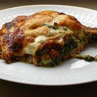 Bolognese-Spinat-Lasagne