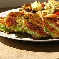 Fried green tomatoes